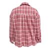 Cárdigan Holgado de Manga Larga a Cuadros para Mujer Otoño e Invierno Chaqueta de Lana