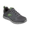 Skechers Track Men Charcoal Black Low Top Casual Shoes Lightweight Breathable Wear Resistant Comfortable Versatile 232398-CHAR