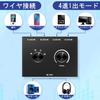 Hcskoss Audio Selector Audio Switcher Stereo AUX Audio Selector 4 Ports Headphone Splitter 4 Input 1 Output Audio Splitter Switcher Selector Speaker