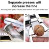 Home Garlic Press Crusher Kitchen Stainless Steel Garlic Mincer Smasher Squeezer