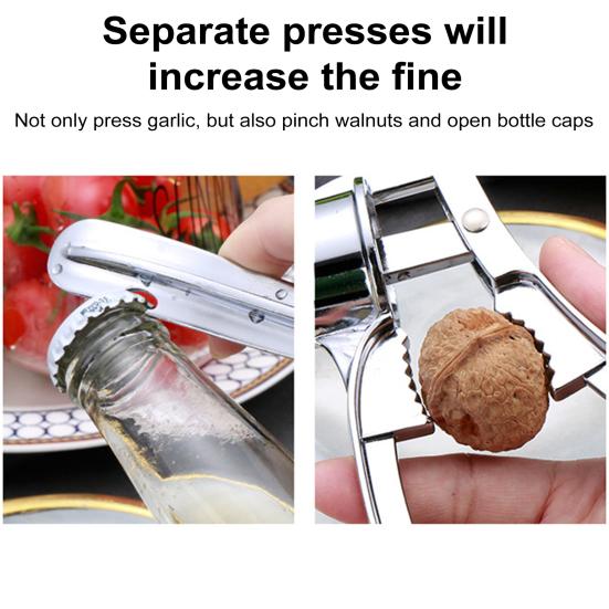 Home Knoblauchpresse Zerkleinerer Küche Edelstahl Knoblauchhacker Zerstampfer Auspresser
