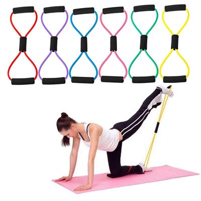 Fitness Fitness Equipment Resistance Bands 8 Word Chest Expander Yoga Band Arm Strength Pull Rope