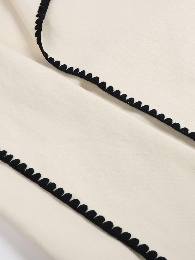 European Women's Double-Sided Wool Long Coat - Autumn/Winter Collection