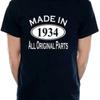 90 Geburtstag Herren T Shirt Jahre Alt Made In 1931 Altersbedingt Geburtstagsgeschenk Vintage Slightly Homme