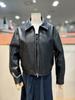 Plastic Island Leather Zip-Up Jumper PR2TZ861