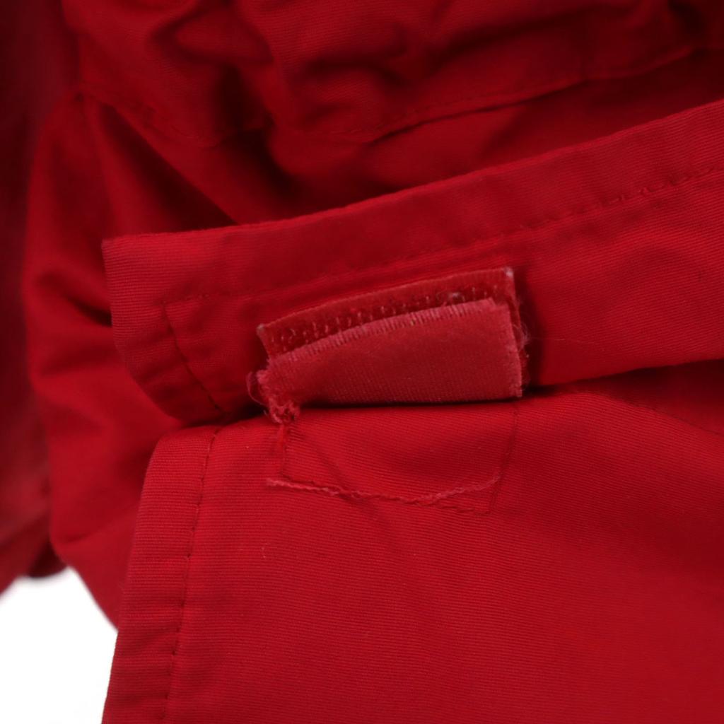 LANDS' END 90s Old Mountain Parka M Red Cotton Filling Women Used