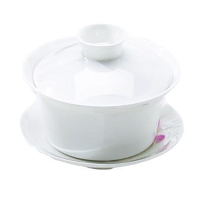 Zhi Shi White Bone Porcelain Heat-Resistant Gaiwan