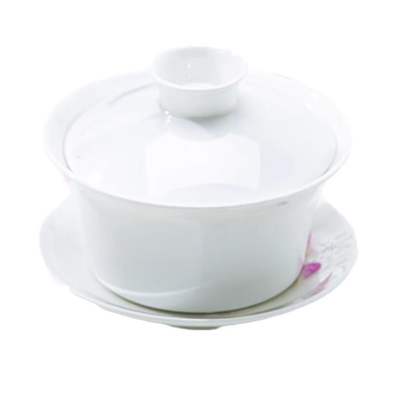 Zhi Shi White Bone Porcelain Heat-Resistant Gaiwan