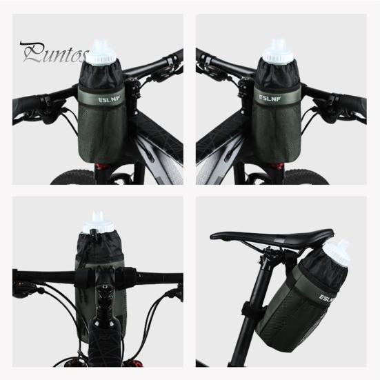 Bicycle Water Bottle Bag Adjustable Drawstring Waterproof Thermal Road Mountain Bicycle Drinking Bottle Storage Pouch Cycling Bike Accessories