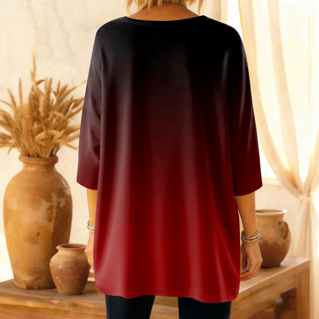 Women's 3/4 Sleeve Shirts Graphic Tees Shirts Casual Basic Tops Pullovers