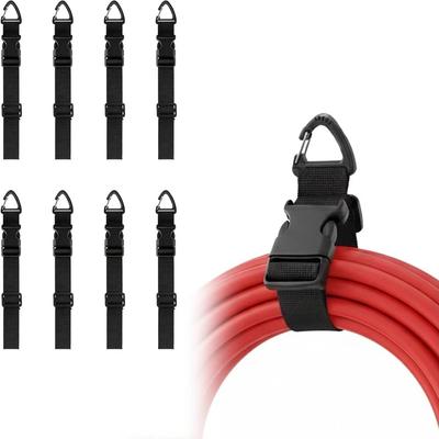 1/5PCS Quick Release Buckle Cord Hanger Nylon Hose Storage Strap Cable Organizer Strap  For Cables