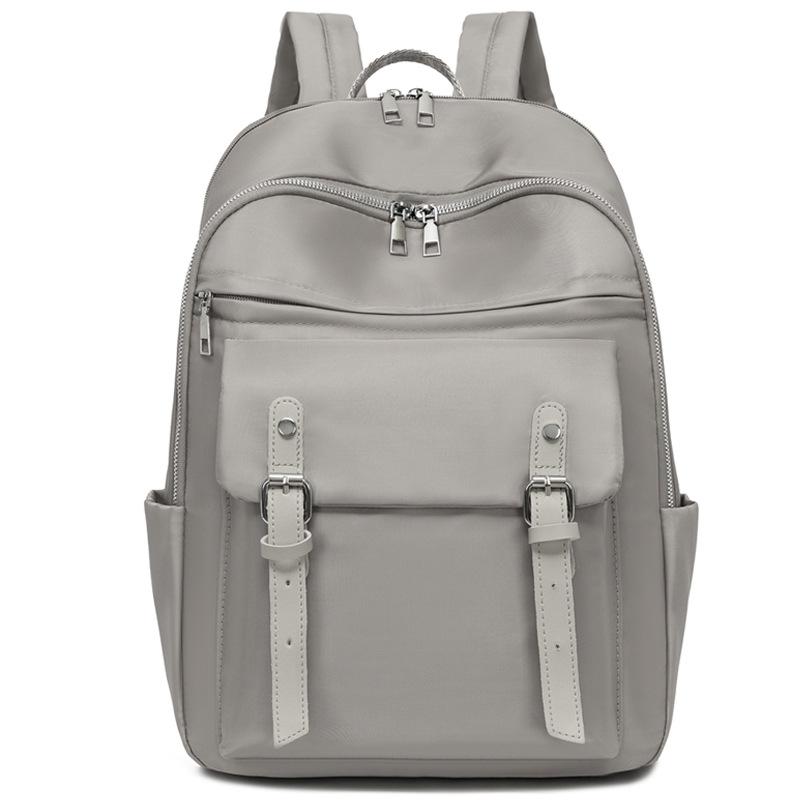

Оксфордский рюкзак студенческий сумка для компьютера женский деловой рюкзак большой вместимости серый