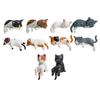 10Pc Cute Cartoon Cat Ornament Car Center Console Navigator Screen Sleeping Cat Decoration Display Lying Cat Animal Sculpture