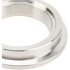 Schweißbare Einlassflansch, 44 mm Edelstahl-Wastegate-Einlassflansch Ersatz-Turbolader-Wastegate V-Band-Einlassflansch für Tial Einlassseite
