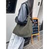Neue Leder Kuhleder Wildleder Premium Tragetasche Hobo Schulter Umhängetasche Damen Tasche Große Kapazität