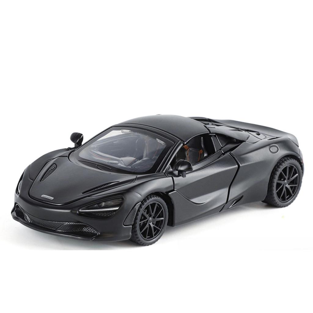 Alloy Die-cast 1/32 McLaren 720S Convertible Sports Car, Bring Back Children's Toy Cars, Desktop Ornaments, Boys' Gifts