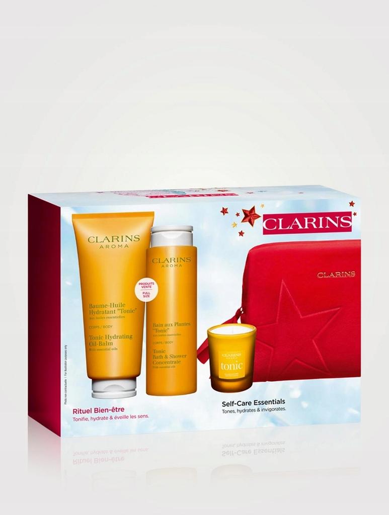 Clarins tonic ritual-baume, zestaw kosmetyków do pielęgnacji