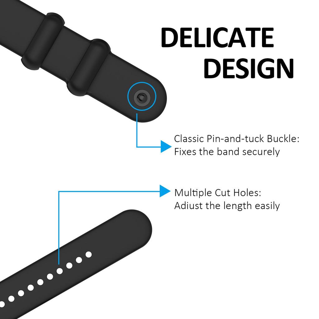 Silicone Strap with PC Case Cover for Redmi Watch 6 Band Sports Comfortable Replacement Bracelet for Xiaomi Redmi Watch6