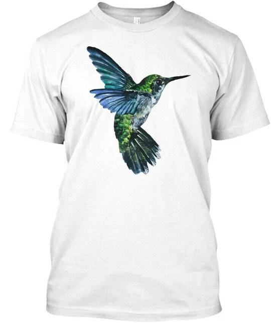 Nature Hummingbird T-Shirt Made in the USA Size S to 5XL S