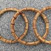 Bamboo Root Round Bag Handle Craft Grip