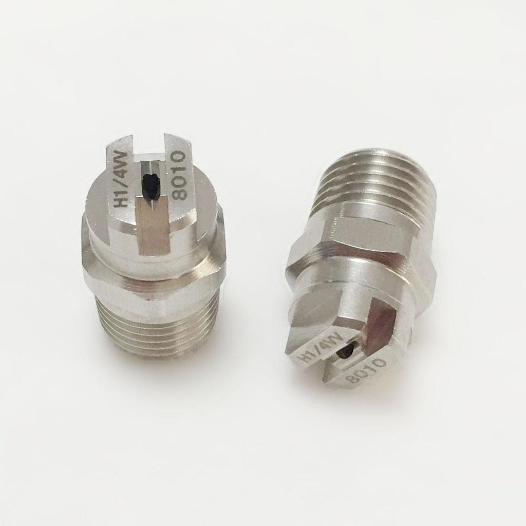 Duză de pulverizare pentru curățare ventilator plat din oțel inoxidabil BSPT de 1/4 inch