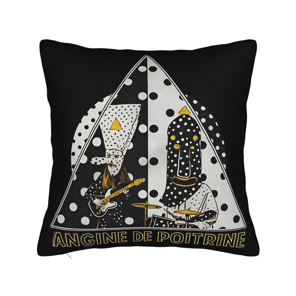 Metal Angine de Poitrine Rock Music Square Pillowcases Polyester Home Cushion Case Creative Decorative Pillow Cover