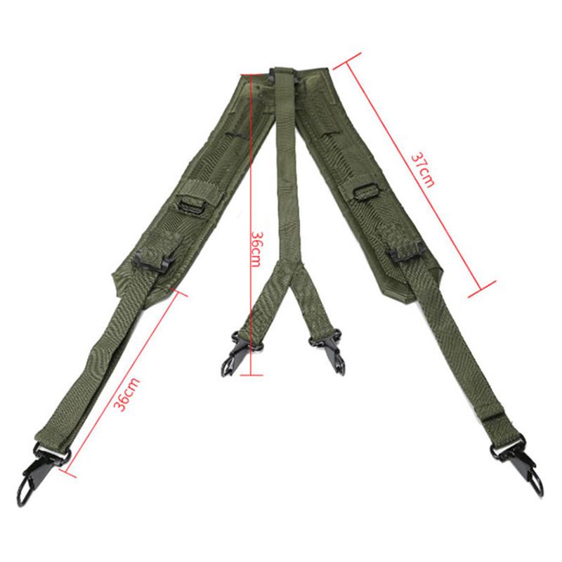 Cinturón Táctico para Exteriores Fans del Ejército CS Cinturones de Combate Accesorios Militares de Caza Cinturón en Y Fajín Correa para el Hombro y el Pecho Táctico Militar