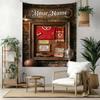 Liverpool Fc Custom Your Name Wall Decor Tapestry Art For Pet Memorial Birthdaywedding Party Backdrop Family Gift