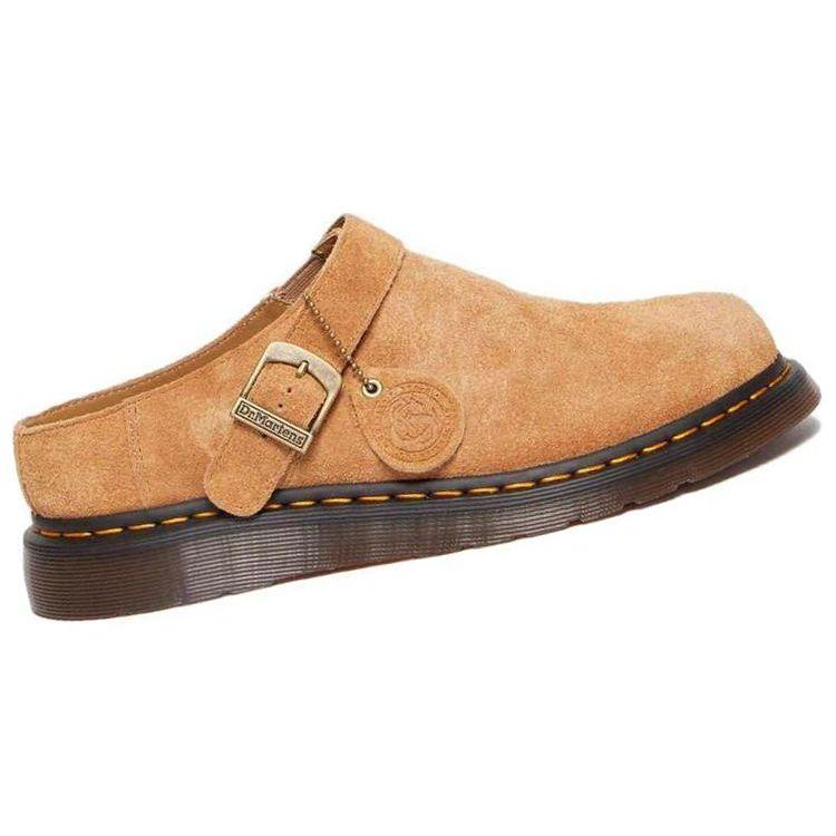 Dr. Martens Isham Suede Shoe Sandy Unisex Sneakers Brown 30619291