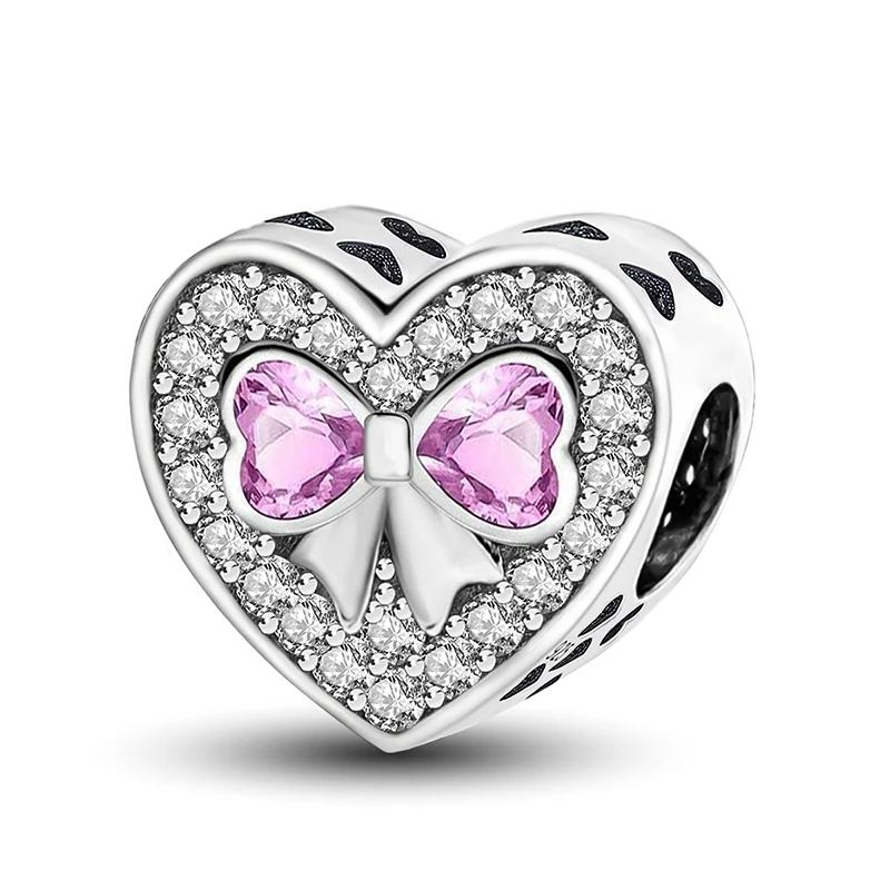 Copper Infinite Love Holy Mother Bow Series Bead Diy Bracelet Bangle Making Gift Of High Quality Fine Jewelry