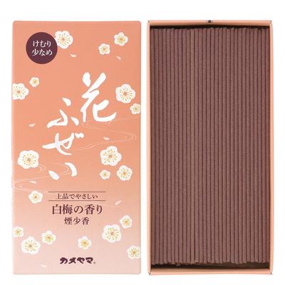 Kameyama Hanafuzei White Plum 100g 230 Low-Smoke Incense, Approx. (Approx. Sticks)