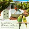 Parrot Automatic Shower Pet Bird Bath Cage Basin USB Electric Circulating Water Bird Bathtub for Lovebird Cockatiel Birds Toy