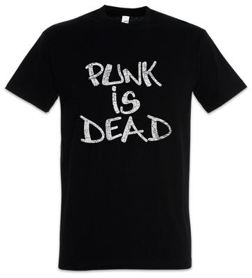 Punk Is Dead Herren T-Shirt Rock Anarchie UK England Mod New Wave Sid Metal Musik