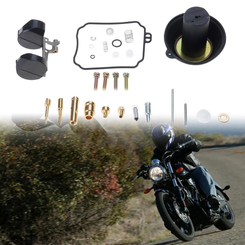Motorcycle Efficient Carburetor Overhaul Refurbishment Fix Kit Suitable for Virago 250 XV250 from 1995-2007 Easy To Use