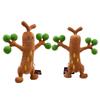 Cute And Soft Xiao Jing Ling Tree Monster Plush Toy Cartoon Style Green Color 30cm Height