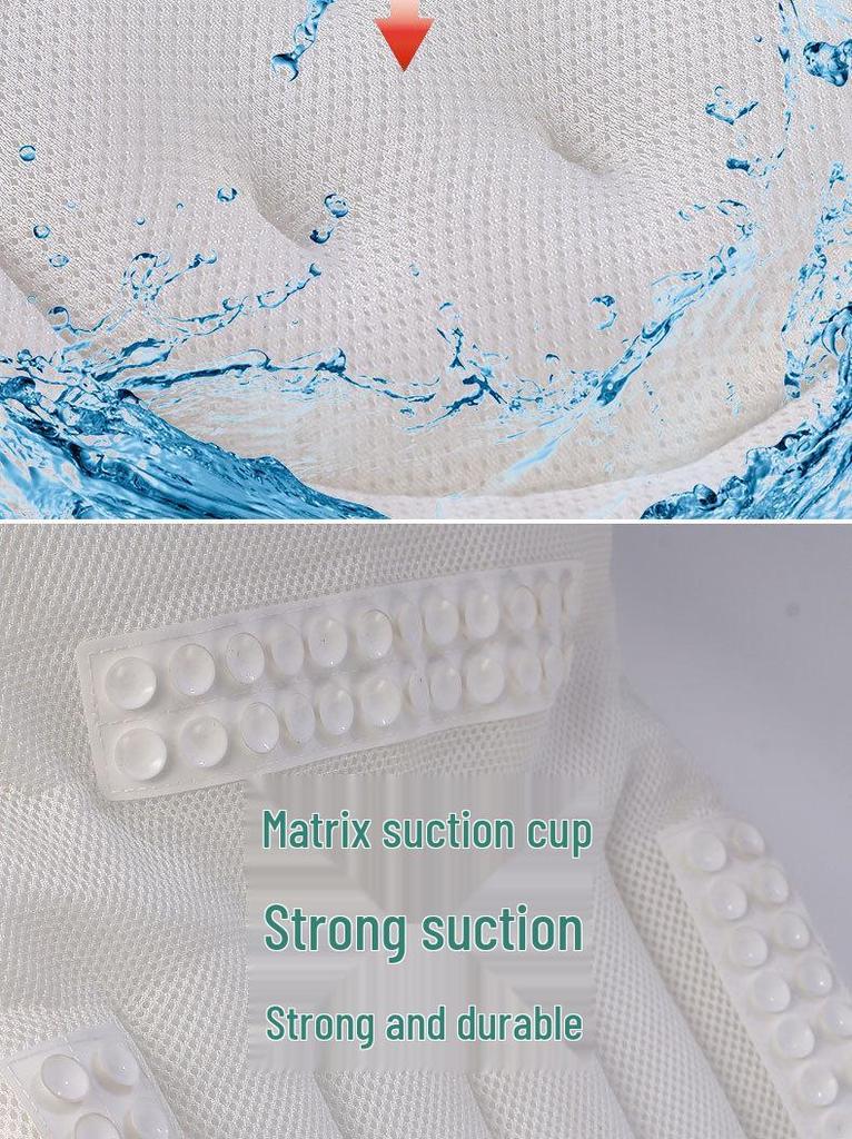 4D Mesh Breathable Washable Adult Bathtub Cushion Mat