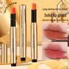 Pequeno Tubo Dourado Mingxizhi: Gloss Labial Hidratante e Volumizador de Longa Duração Efeito Espelho Água para Mulheres