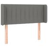VidaXL LED Headboard Bedroom Furniture Single Bed Accessory Headboard Bed Frame Interior Dark Grey 3123457