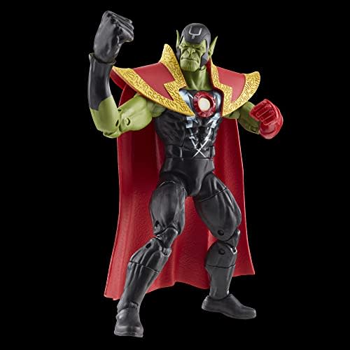 Hasbro Marvel Legends Series Skrull Queen and Super-Skrull, Avengers 60th Anniversary 6-inch (15 Cm) Action Figure with 9 Accessories (F7085) Authenti