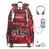 Cartoon Game Merchandise With Usb Hiking Bag College Students Outdoor Travel Large Capacity Backpack Bag