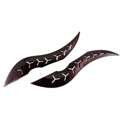 Easy Installation Car Roof Decoration 3D Dragon Horn Decoration Decorative Stickers for Auto Styling Exterior Ornament 2pcs