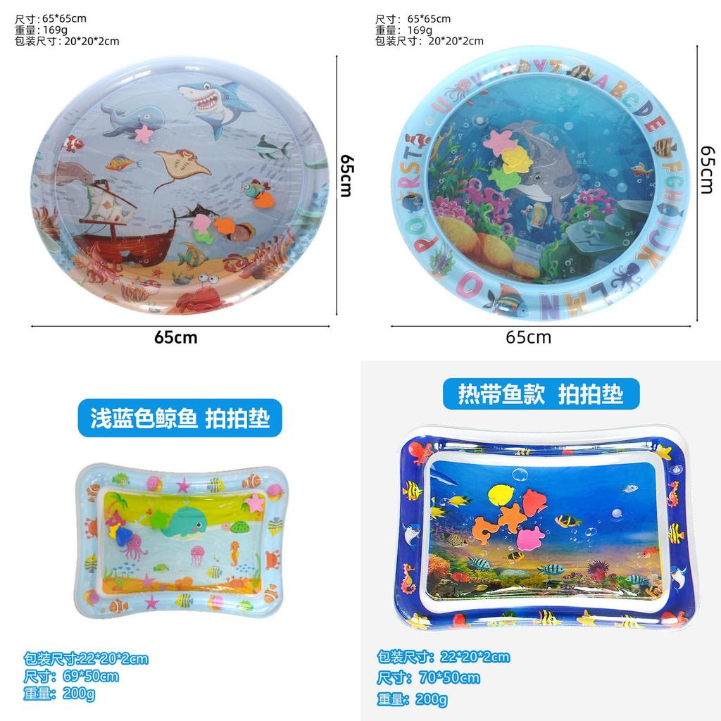 Inflatable Baby Water Play Mat With Refillable Pvc For Crawling Development And Baby Gift