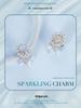 Avle Teardrop Zircon Tassel Beads: Original Shining S925 Sterling Silver for DIY Jewelry