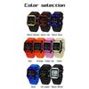 SANDA Electronic Watch Multifunctional Waterproof Sports Electronic Watch Fashion Trend Silicone Band Electronic Watch