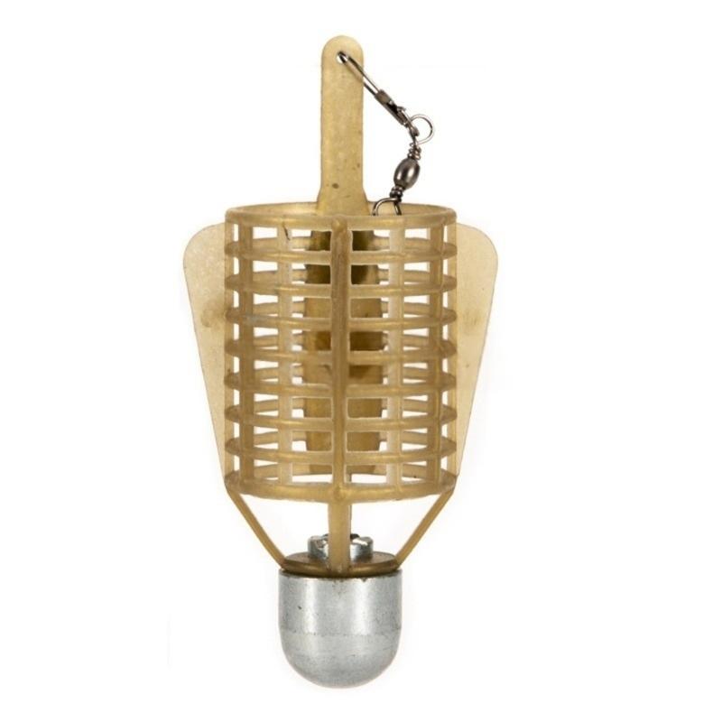 Fishing Beads Feeder Cage Feeder Lures Holder Trap Fishing Cage Basket Iron Head Trap Baits Cage Fishing Tackles