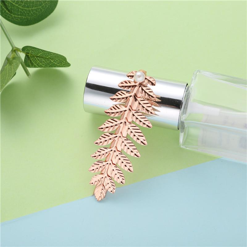 Fascia per capelli con foglie dorate da sposa europea e americana 2026, Fascia per capelli con foglie dorate da sposa, Ornamento per capelli, Fascia a corona, Natale