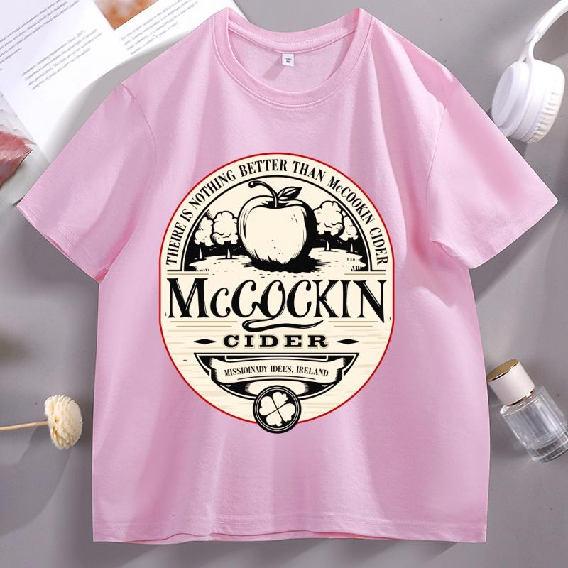 Mccockin Cider Unisexs Funny Graphic T Shirts Adult Hilarious Drinking T Shirt Unisex Unisex Short Sleeve Pritned Tee Shirts Clothes