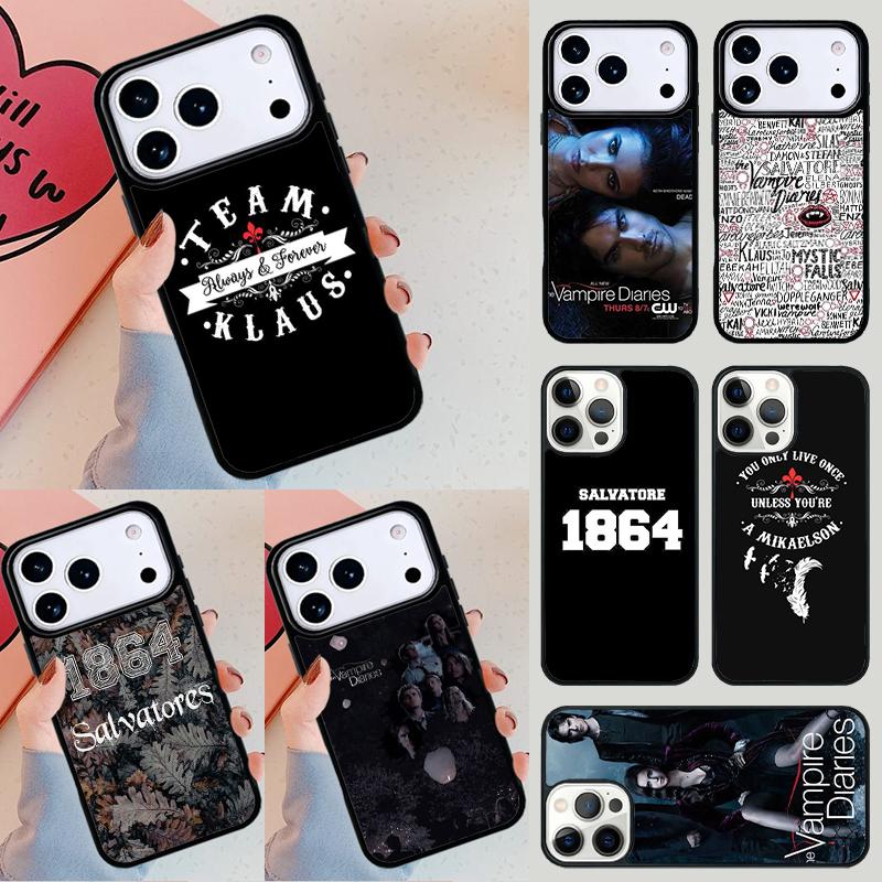 The Vampire Diaries TV Show Phone Case For iPhone 17 Air 14 15 13 12 Max Cover For Apple 16e 11 Pro Max Plus Coque