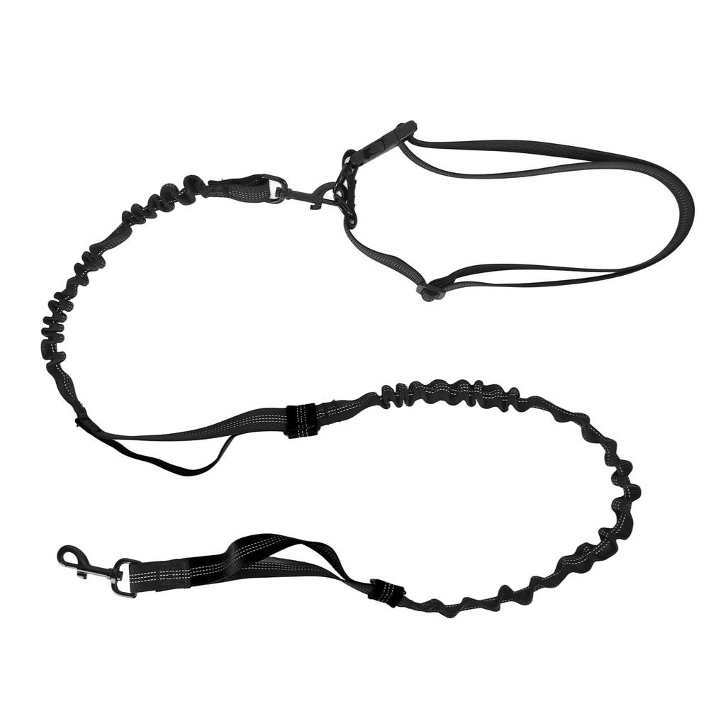 Heavy Duty Bungee Dog Leash Shock Absorbing Elastic Dog Leash Rope with 2 Padded Handles for Large