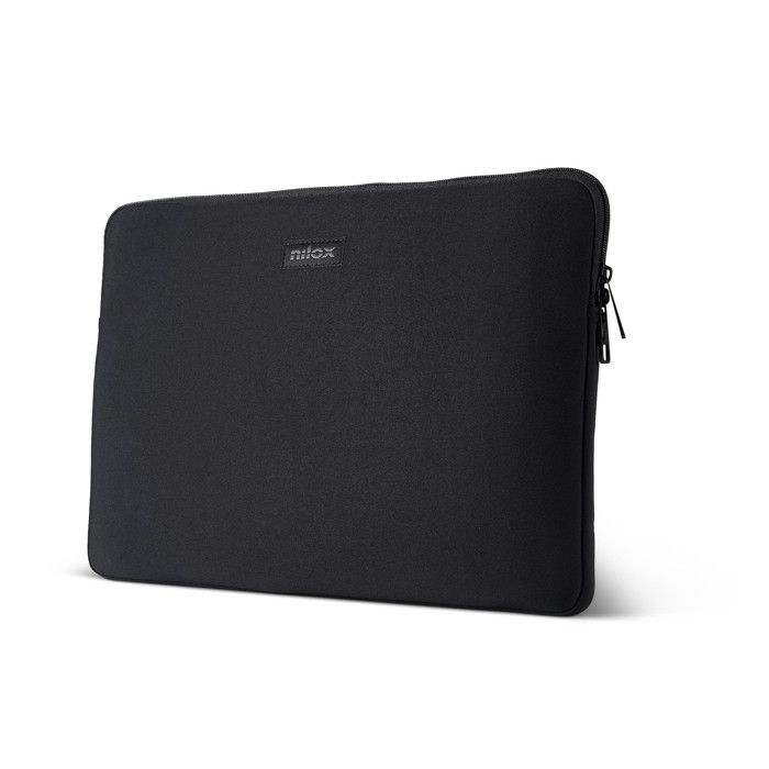 Nilox Tech Sleeve 15.6" Nera Custodia Imbottita Antishock Per Notebook Poliestere